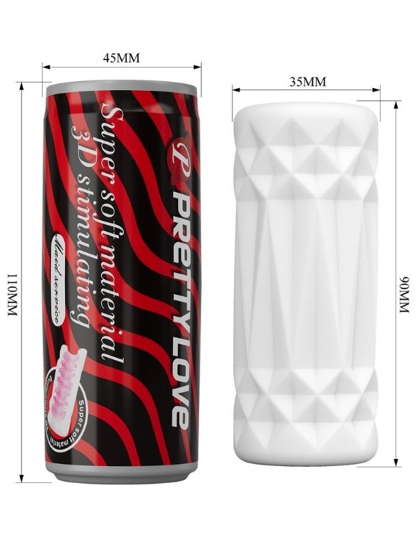 Censan Super Soft Material 3d Stimulating Kola Kutusu Şeklinde Mastürbatör