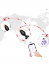 Censan Telefon Kontrollü Titreşimli Anal plug 1
