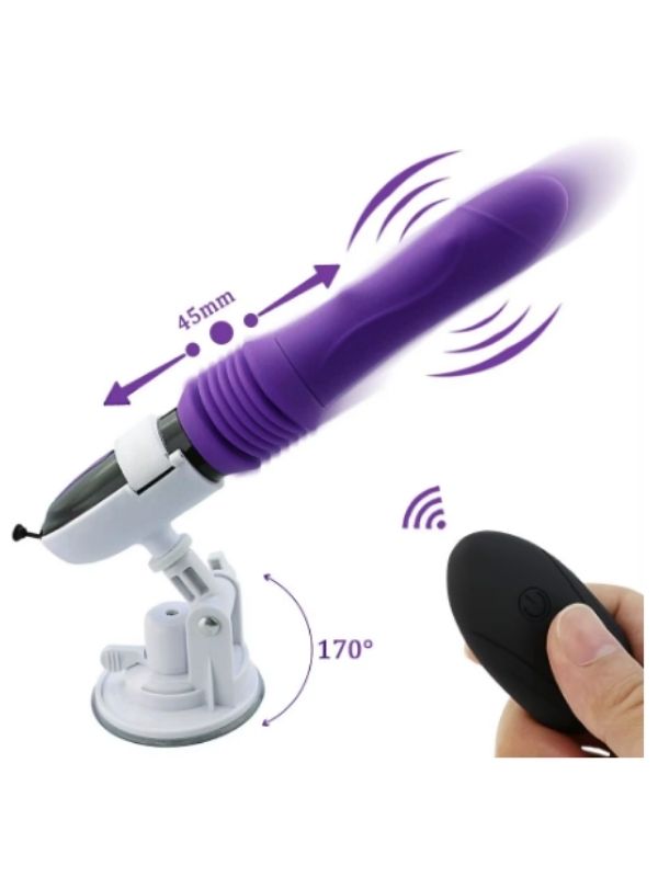 Censan Telescopic Uzaktan Kumandalı Seks Makinesi Vibratörü