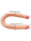 Censan Ten Rengi 55 cm Çift Taraflı Dildo Model No:1034