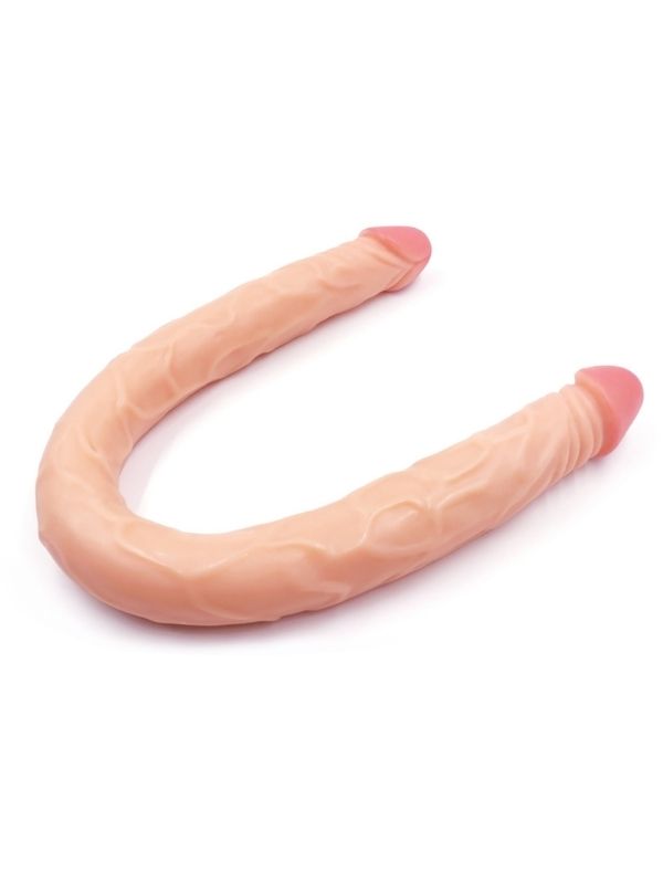 Censan Ten Rengi 55 cm Çift Taraflı Dildo Model No:1034