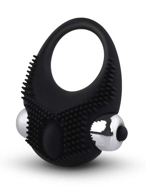 Censan Titreşimli Penis Halkası Siyah