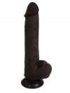 Censan Ultra Gerçekçi 24 Cm Brown Melez Kıkırdaklı Dildo