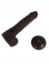 Censan Ultra Gerçekçi 24 Cm Brown Melez Kıkırdaklı Dildo
