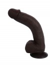 Censan Ultra Gerçekçi 24 Cm Model2 Brown Melez Kıkırdaklı Dildo