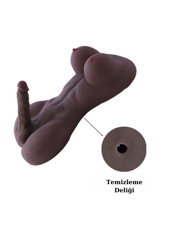 Censan Yarım Vücut Zenci Trans Manken