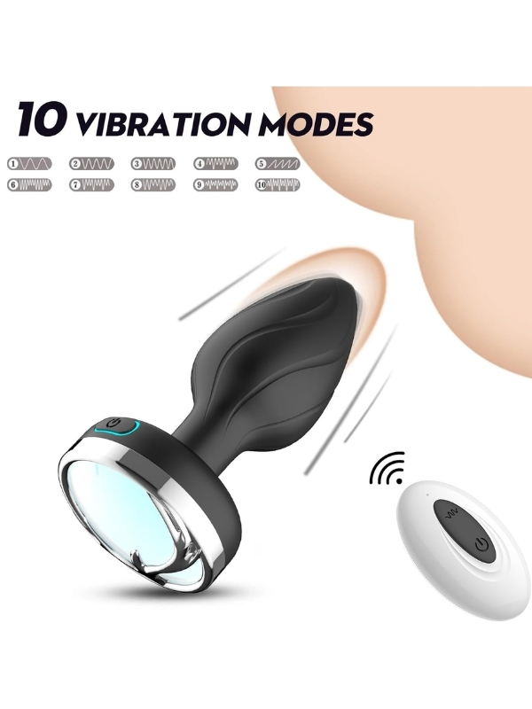Censan Ycxydr Telefon Kontrollü Titreşimli Anal plug