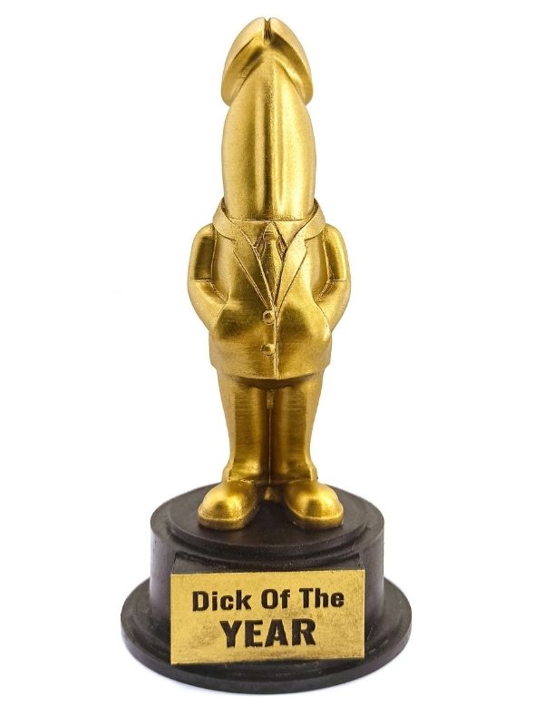 Dick Of The Year – Esprili Masaüstü Ödül Heykeli Model 2