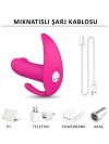 Didi G-Noktası ve Klitoris Emiş Özellikli Kumandalı Vibratör