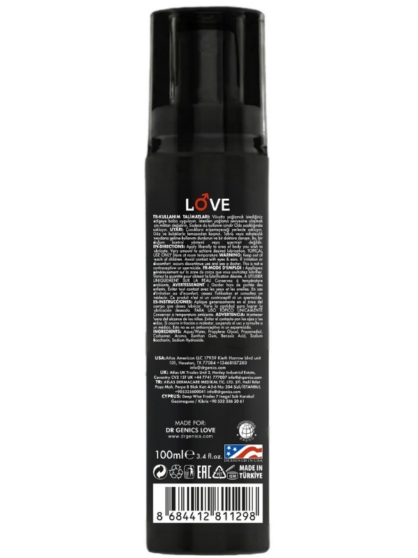 Dr Genics Lubrican Gel (Kayganlaştırıcı Jel) Sade 100mg