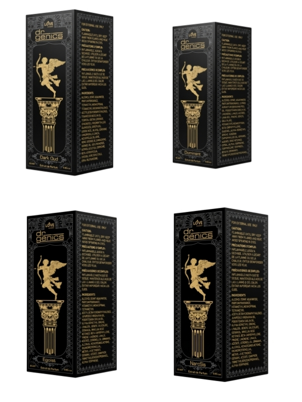 Dr Genics Newyork Phenomenon Perfume Edp Set 4 Ad x 25 ml