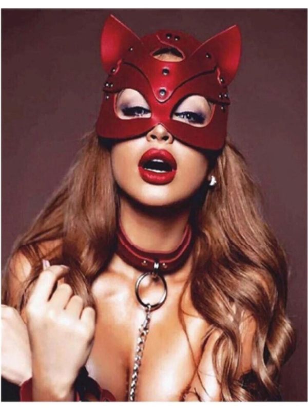 Fantezi Maske Tasma ve Kelepçe