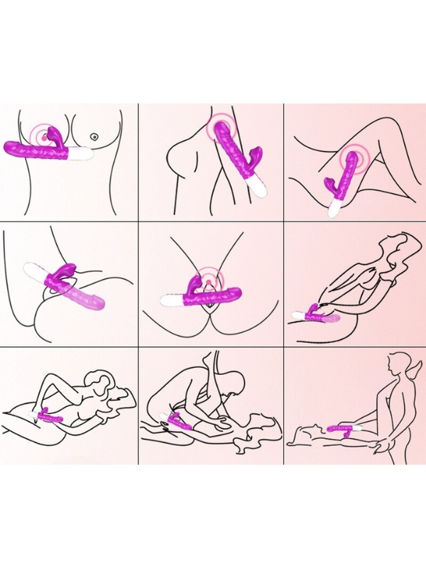 FoxShow İleri-Geri, Klitoris Emiş ve Çift Motorlu Titreşim Özellikli Premium Vibratör