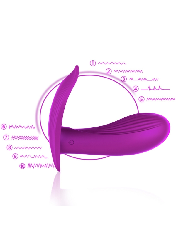 FoxShow Kumandalı G-Noktası ve Klitoris Uyarıcılı Giyilebilir Public Vibratör