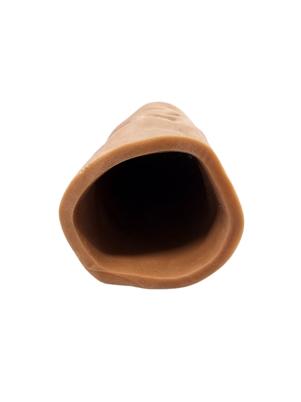 Gerçekçi Melez Penis Kılıfı Et Dokusunda 17 cm