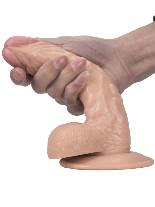 Gerçekçi Testisli Dildo 18.5 cm