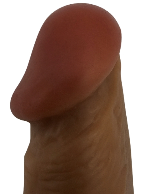 Gerçekçi Testisli Melez Dildo 18 cm