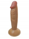 Gerçekçi Testissiz Melez Dildo 18 cm