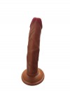 Gerçekçi Testissiz Melez Dildo 21 cm