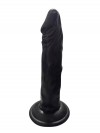 Gerçekçi Testissiz Siyah Dildo 21 cm