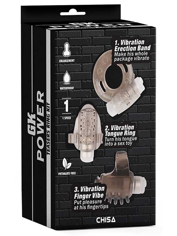 GK Power Teasers Titreşimli Halka Seti - Gri