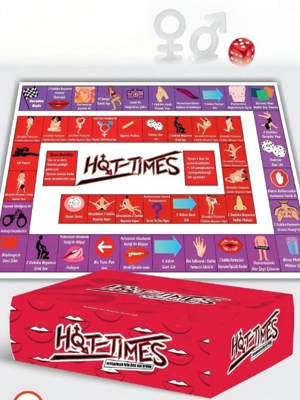 Hot Times Yetişkinlere Özel Cinsel İlişki Yatak Kutu Oyunu