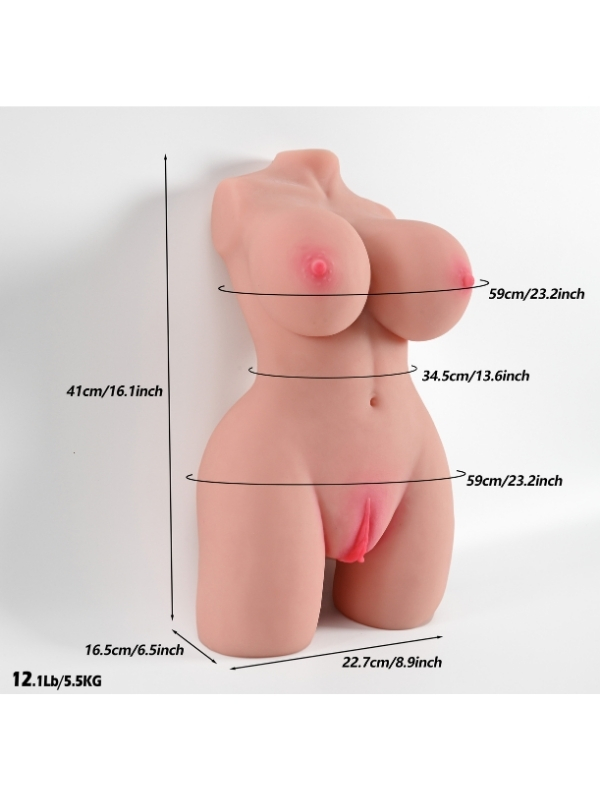 L-Join Gerçekçi 5.5 Kg Yarım Vücut Vajina Mastürbatör