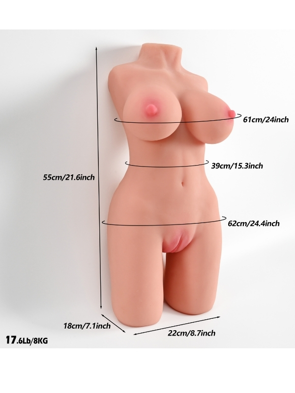 L-Join Gerçekçi 8 Kg Yarım Vücut Vajina Mastürbatör
