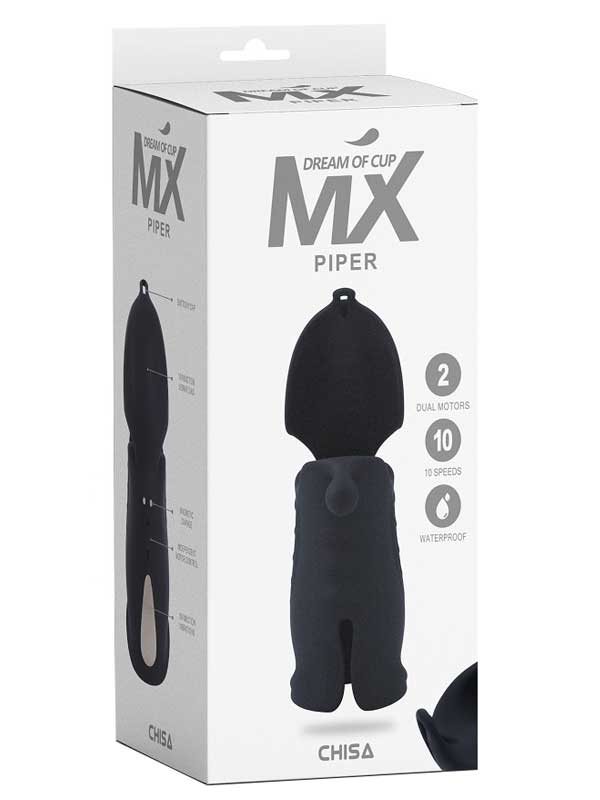 MX Piper Titreşimli Şarjlı Özel Tasarım Mastürbatör