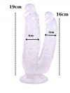 Noctis 19cm Beyaz Çiftli Dildo No:76