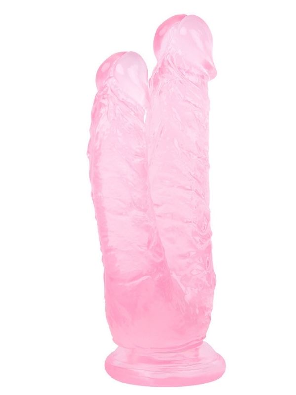 Noctis 19cm Pembe Çiftli Dildo No:76