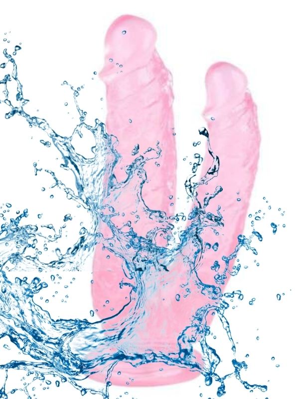 Noctis 19cm Pembe Çiftli Dildo No:76