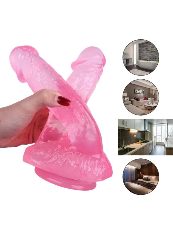 Noctis 21cm PembeÇiftli Dildo No:61