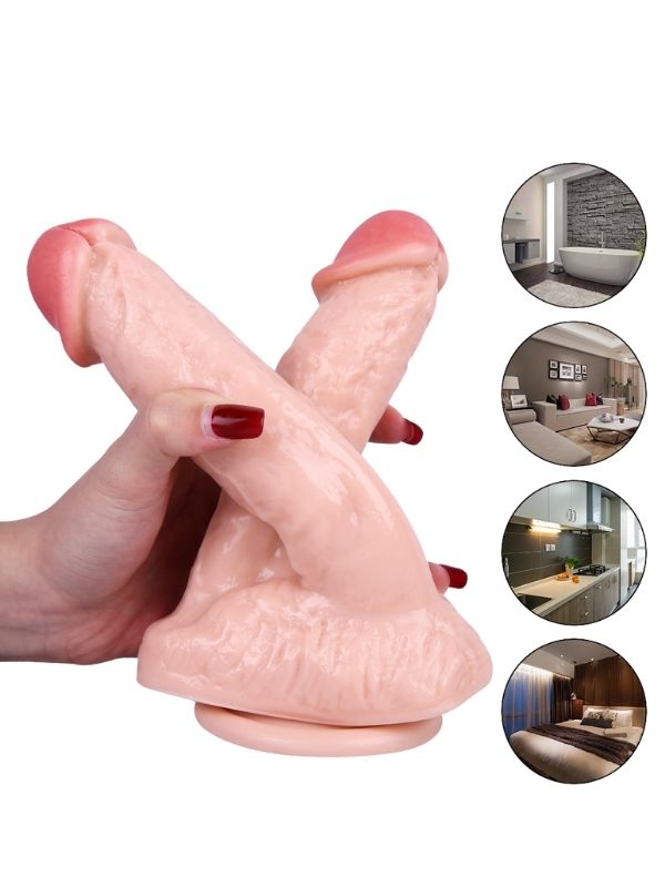 Noctis 21cm Realistik Çiftli Dildo No:61