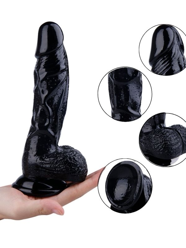 Noctis 22,5cm Siyah Dildo No:13
