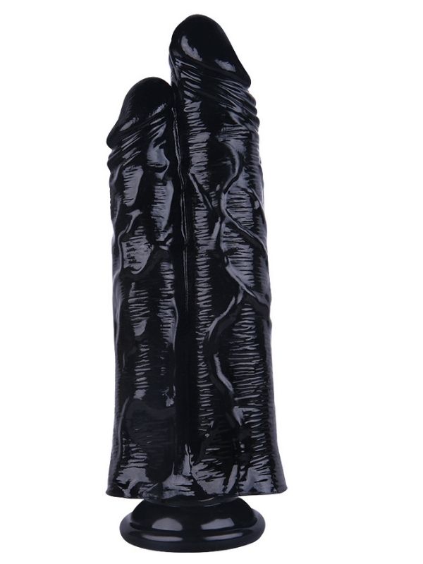 Noctis 26,5cm Siyah Çiftli Dildo No:111