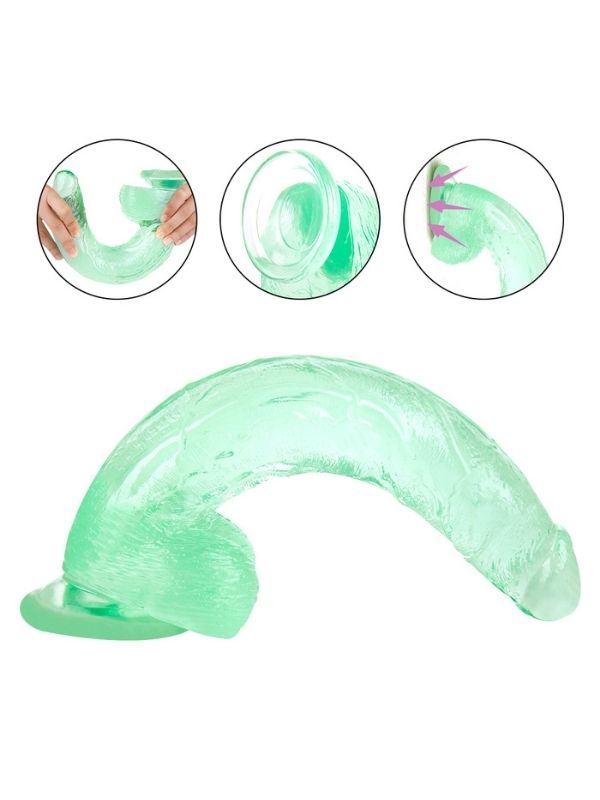 Noctis 33cm Yeşil Realistik Dildo No:154