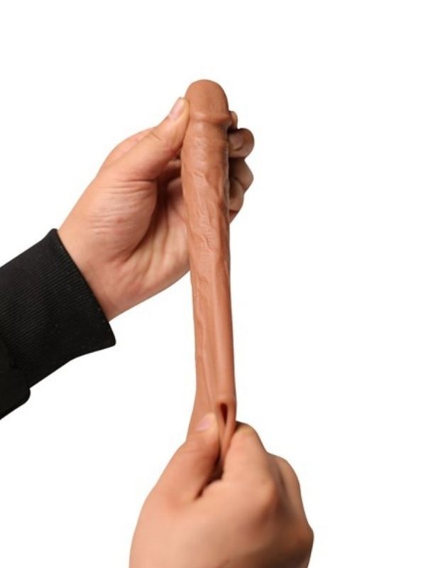 Penextender Testis Girişli Realistik Penis Kılıfı