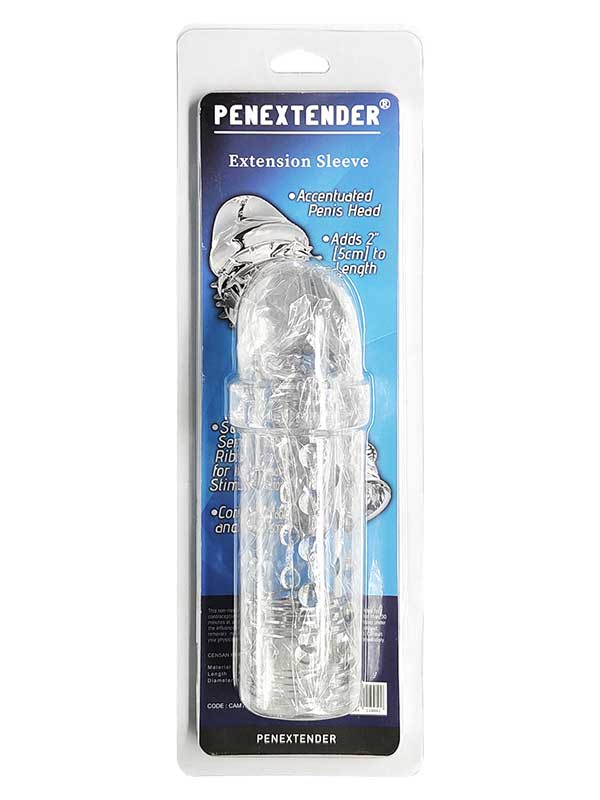 Penextender Tırtıklı Saydam Penis Kılıfı 16.3 cm