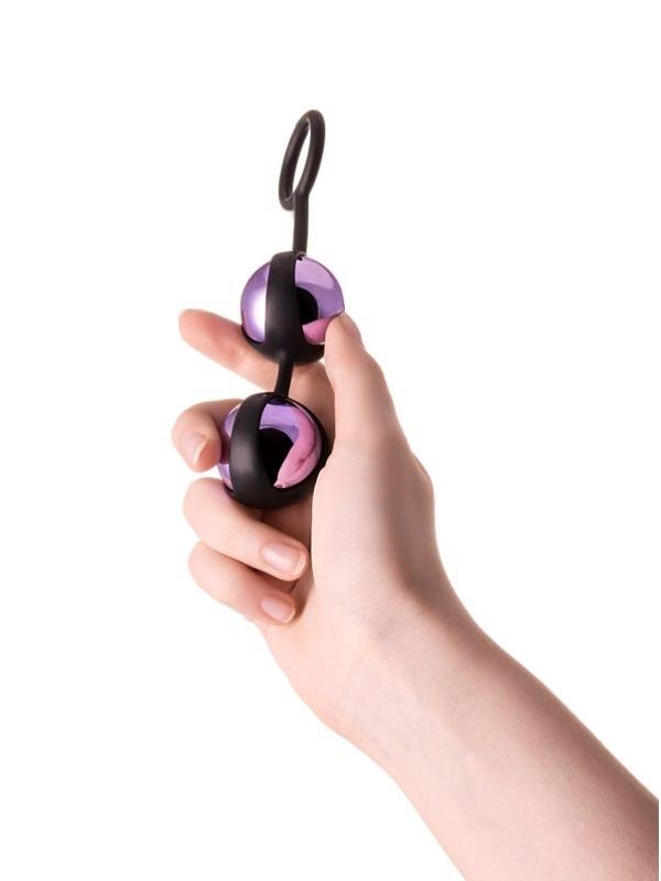 Raspy vajinal topları, ABS plastik Mor 14 cm