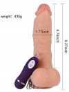 Shequ Adam Vibrating Realistik Vantuzlu Titreşimli Dildo 21 cm