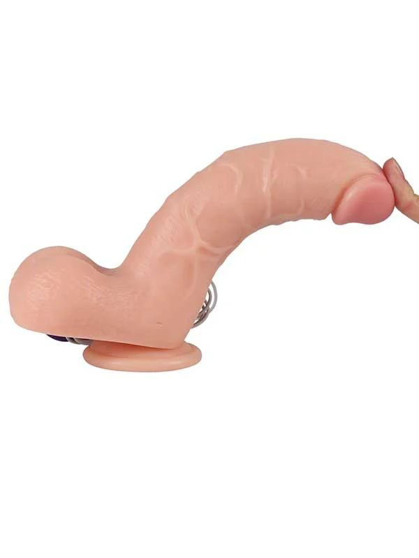 Shequ Adam Vibrating Realistik Vantuzlu Titreşimli Dildo 21 cm
