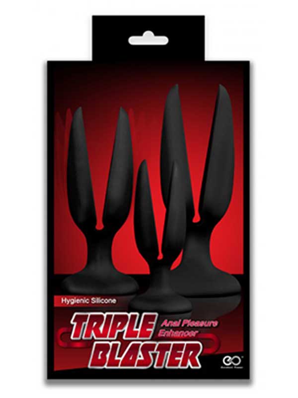 Triple Blaster Açılır 3lü Anal Tıkaç Seti
