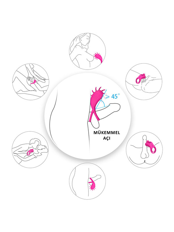 Wind Dönen Sihirli Dil Titreşim Halkası