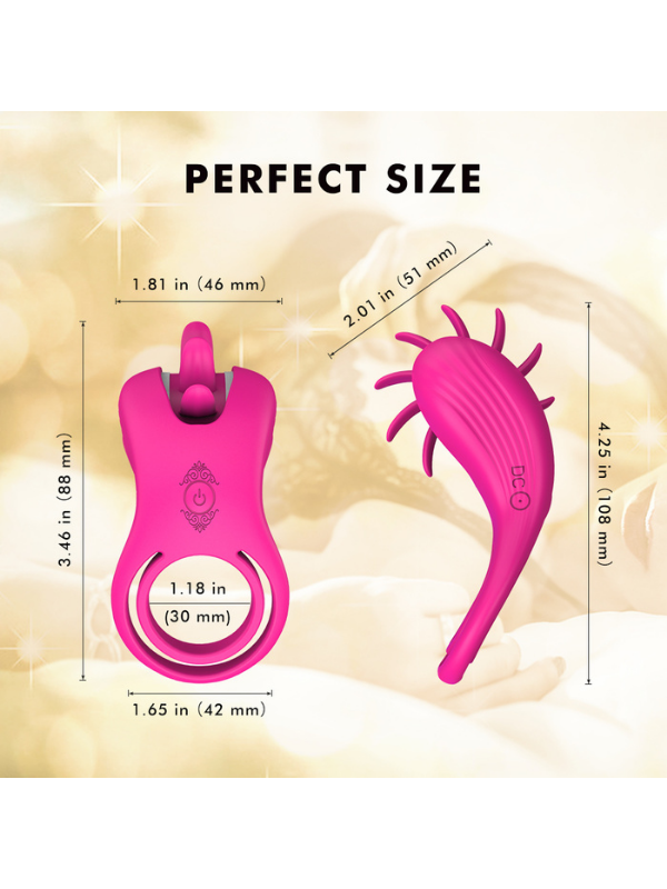 Wind Dönen Sihirli Dil Titreşim Halkası